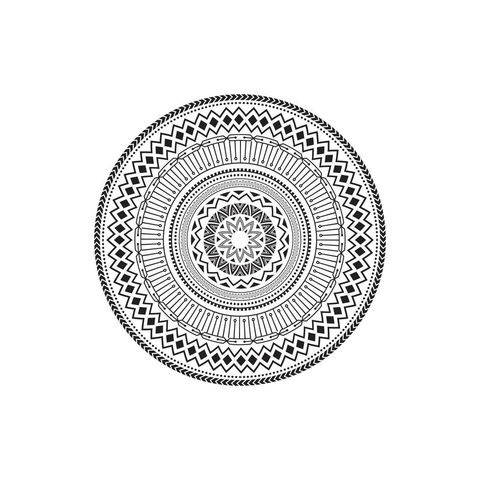 Circular pattern in form of mandala illustration vector