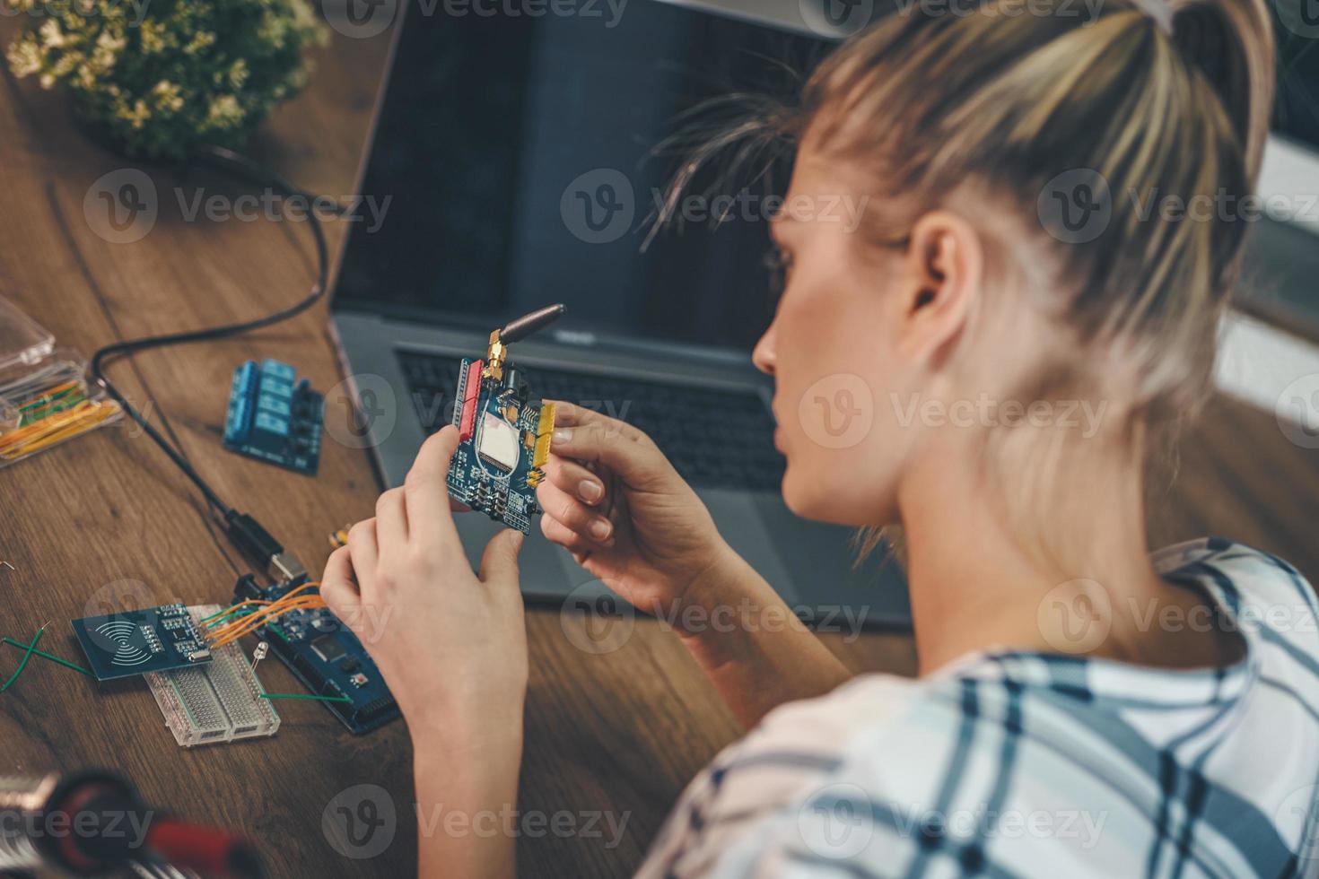 She Has A Passion For Science photo