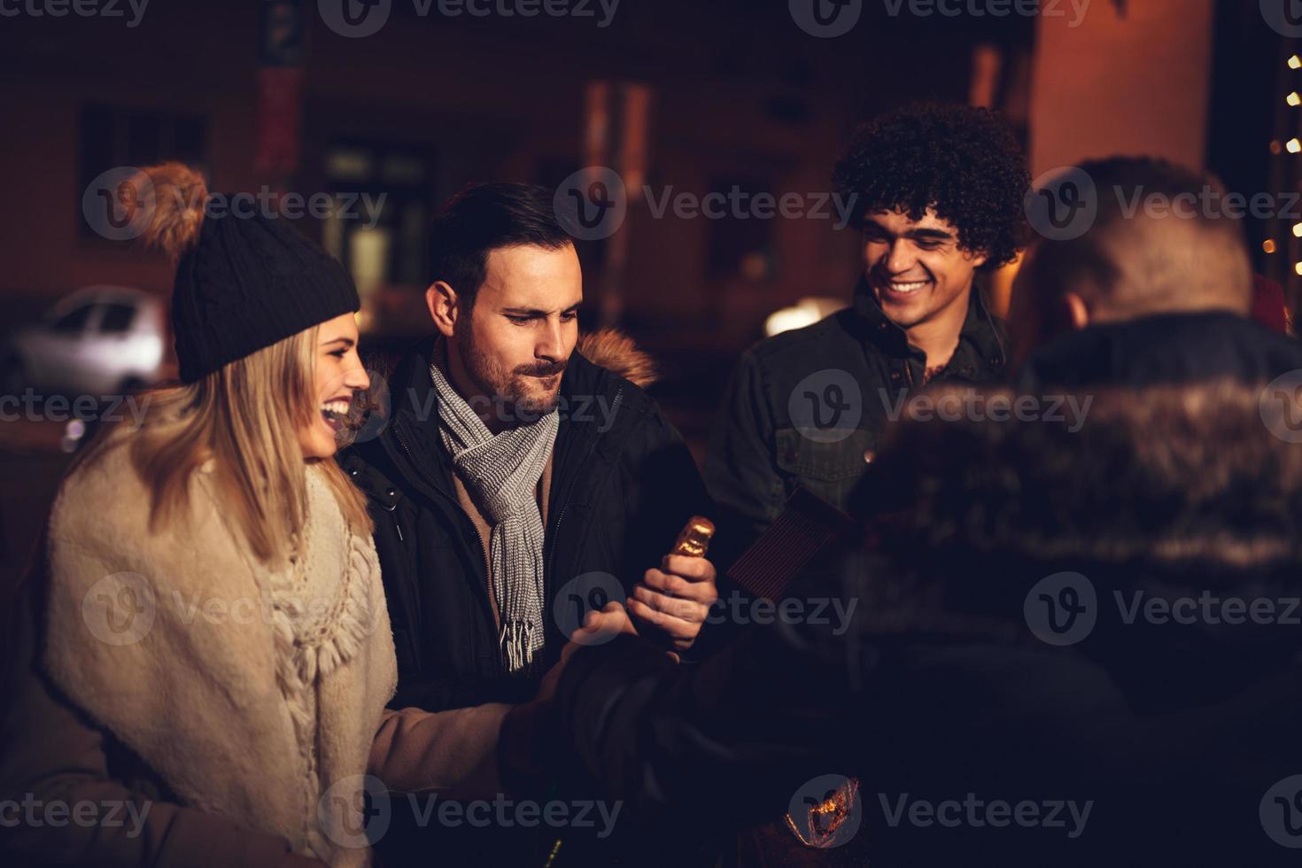 Friends At Night photo