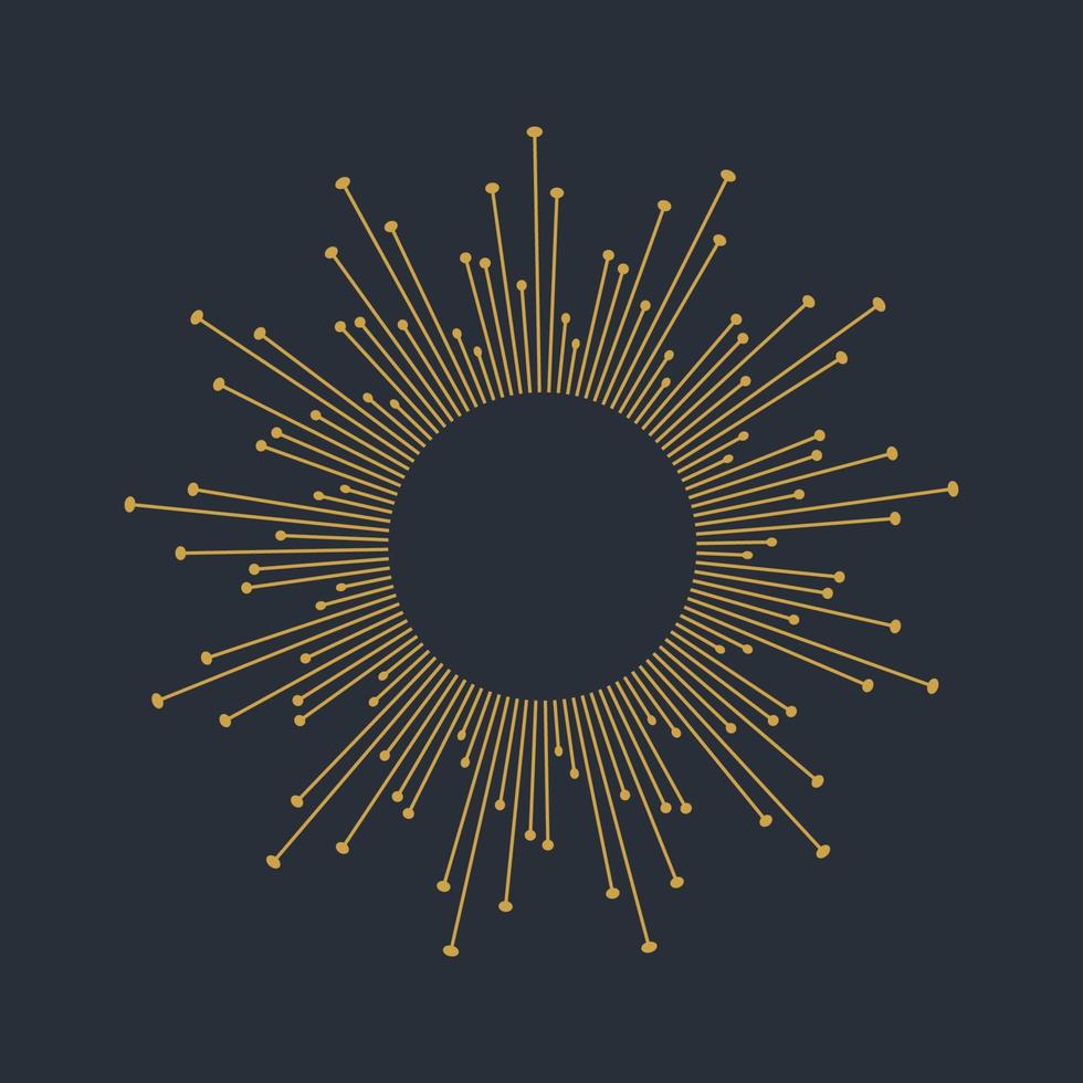 sunburst icon vector illustration design