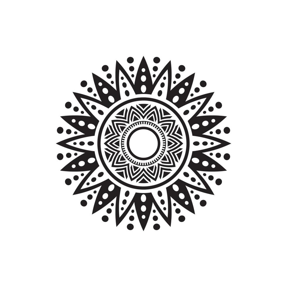 Circular pattern in form of mandala illustration vector