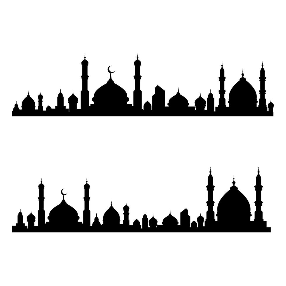 Moslem building vector Illustration