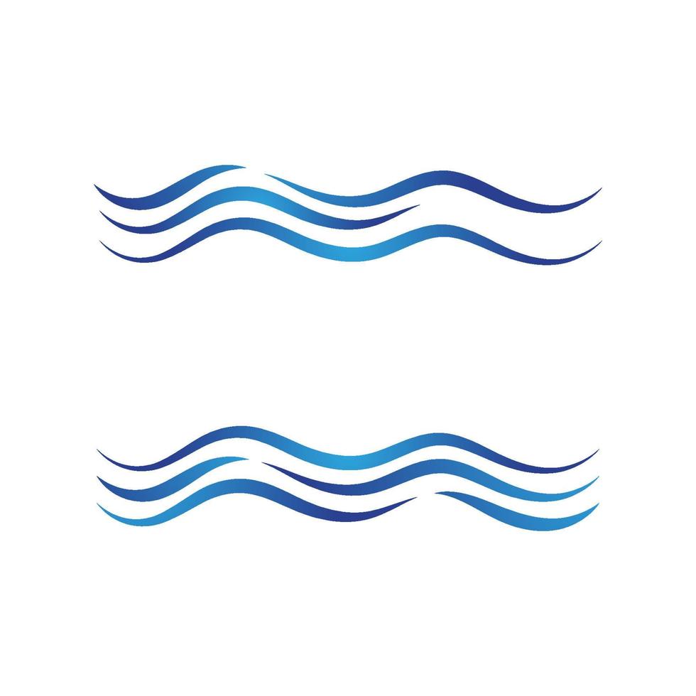 Water wave icon vector design