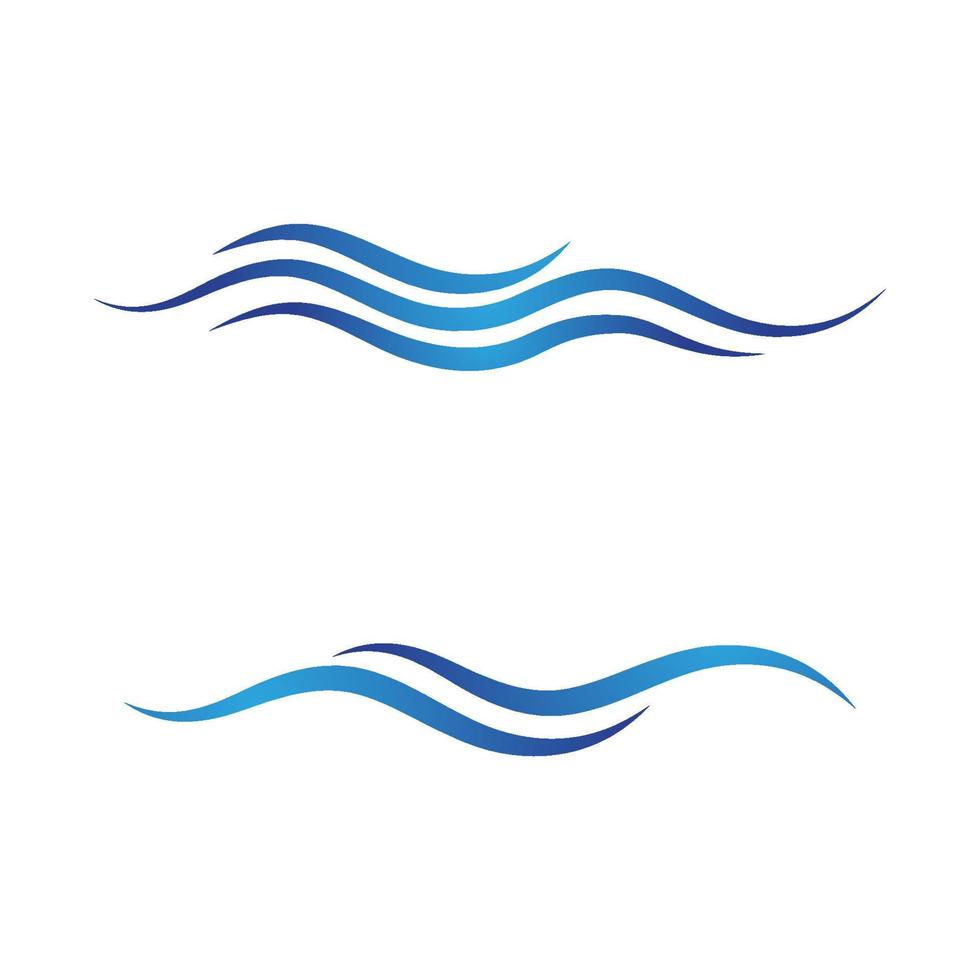 Water wave icon vector design
