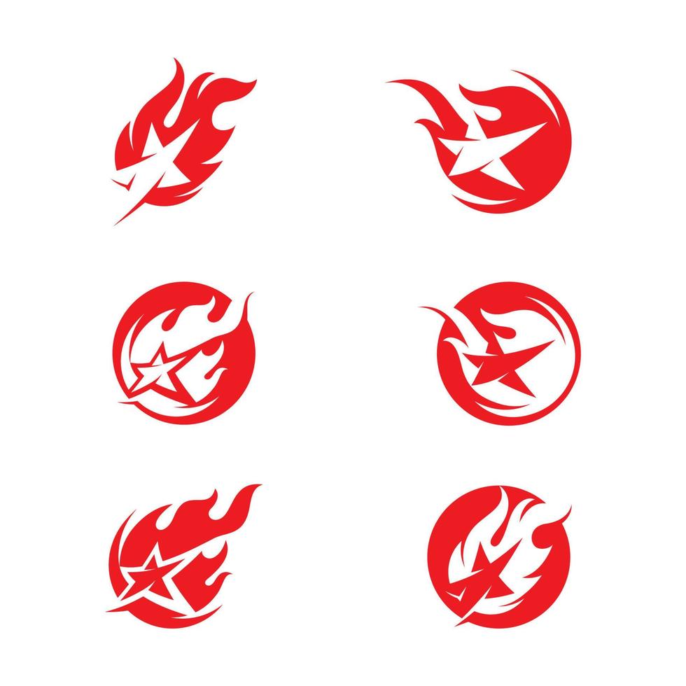 flame icon fire vector design