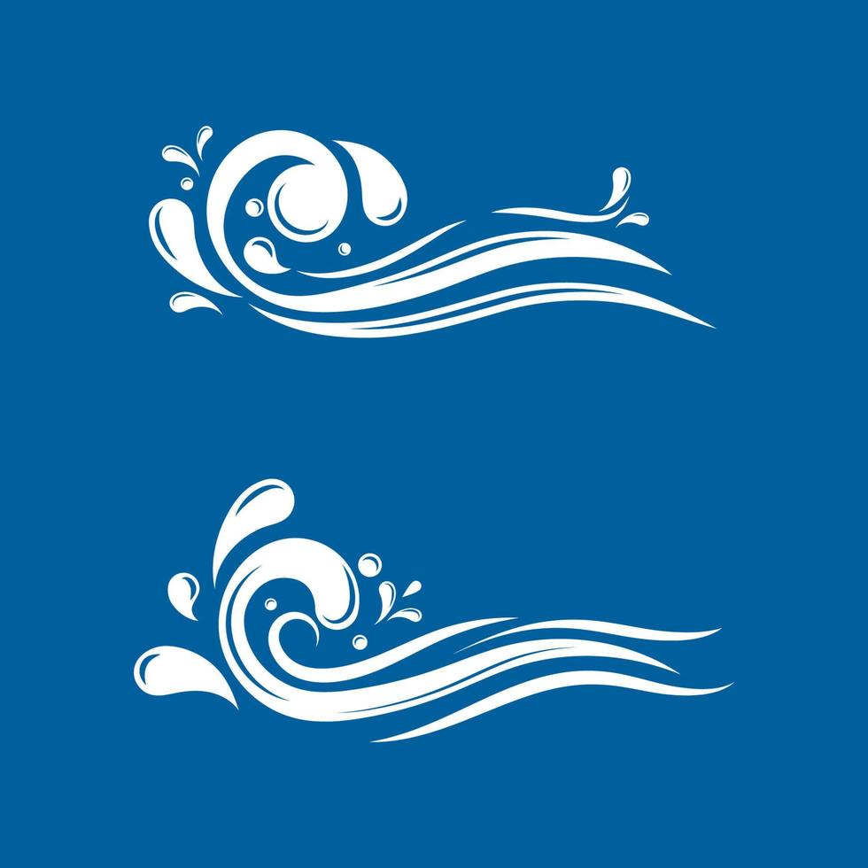 water splash icon vector illustration