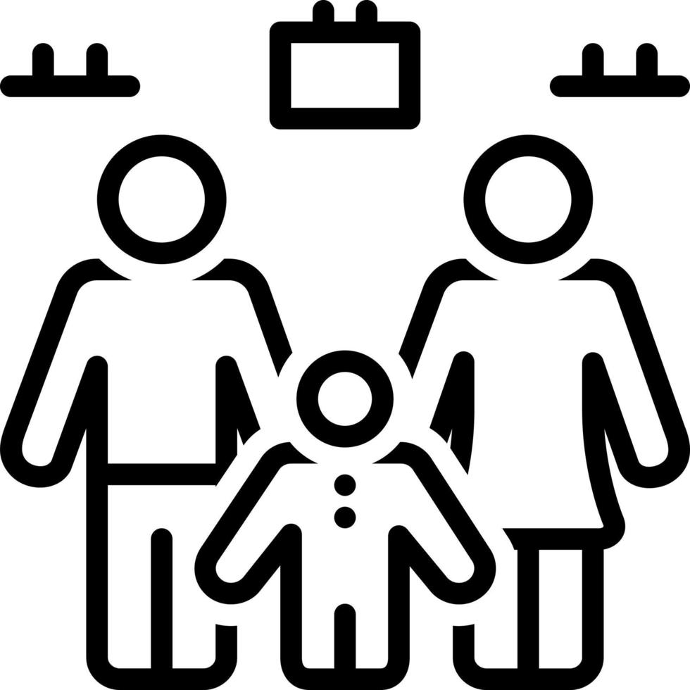 line icon for household vector