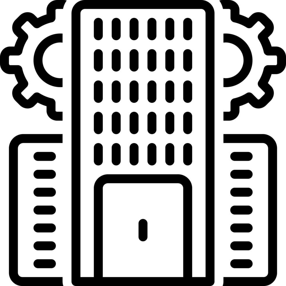 line icon for enterprise vector