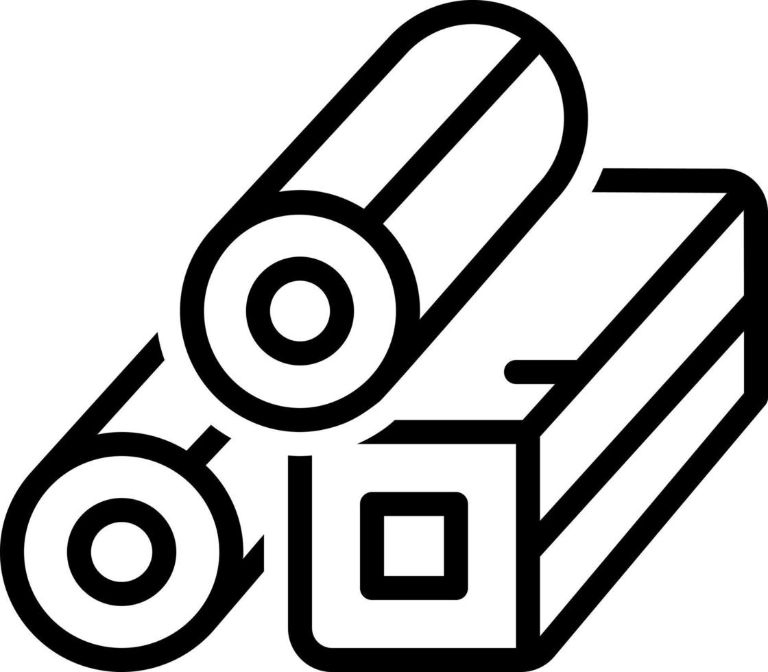 line icon for steel vector
