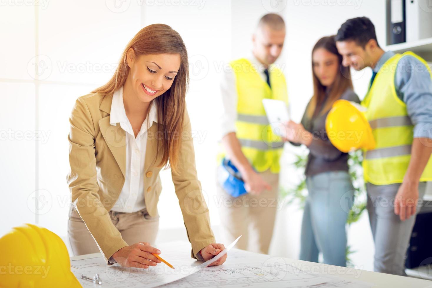 Female Architect view photo
