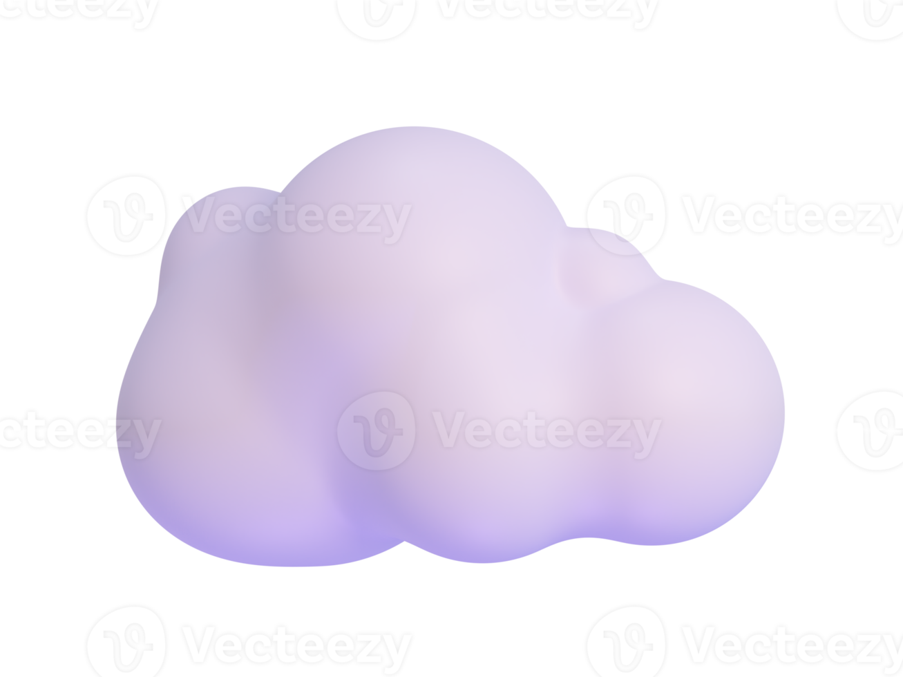 3d nuvole. soffice nuvole nel il cielo per decorazione cartone animato scene. png