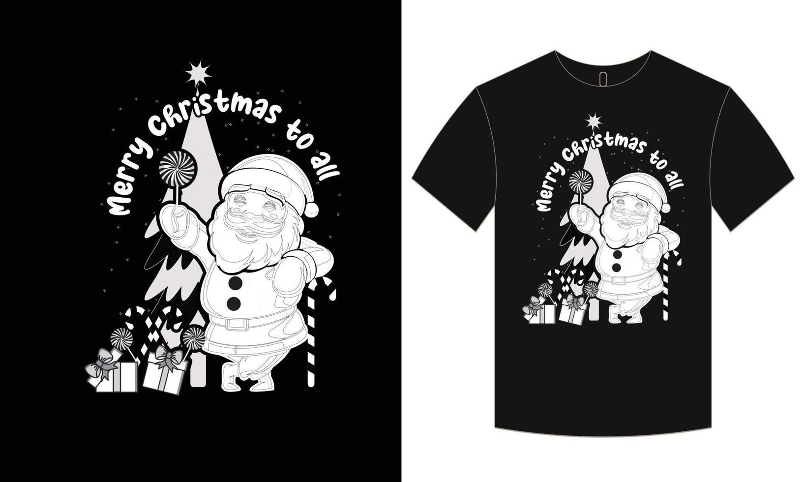 Christmas t-shirt design vector