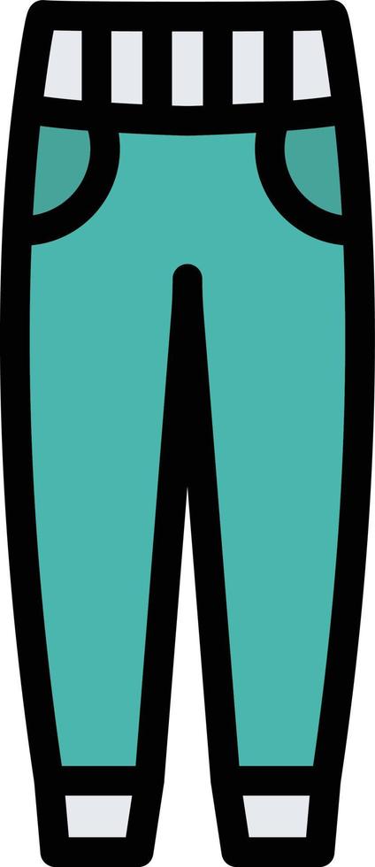 Trouser Vector Icon Design Illustration