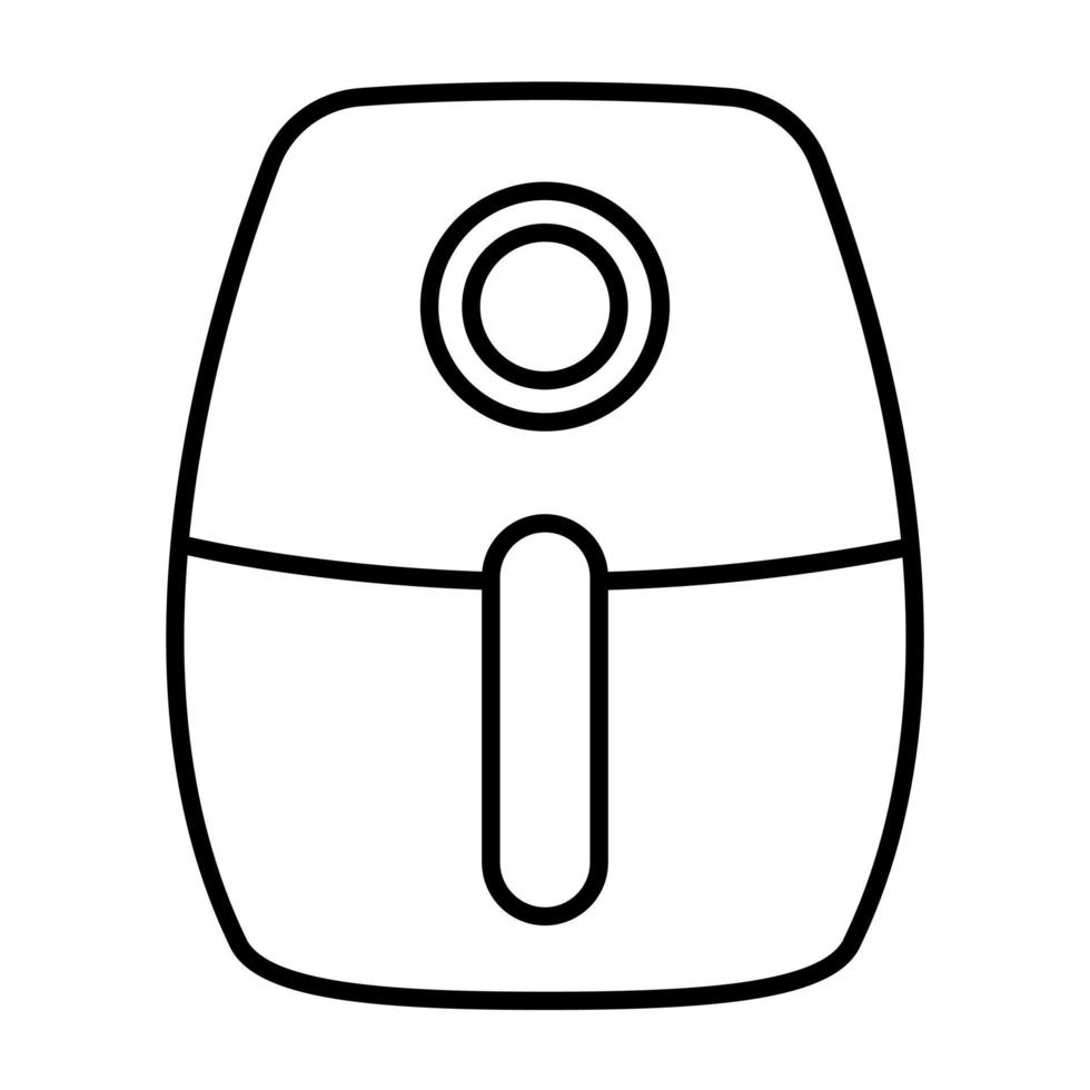 cooking air fryer appliance icon vector for graphic design, logo, website, social media, mobile app, UI illustration