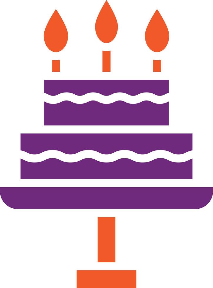 cake Vector Icon Design Illustration