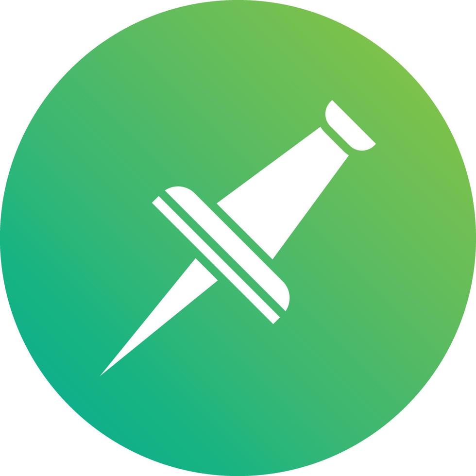 Push Pin Vector Icon Design Illustration