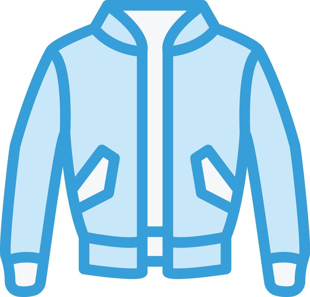 ilustración de diseño de icono de vector de chaqueta