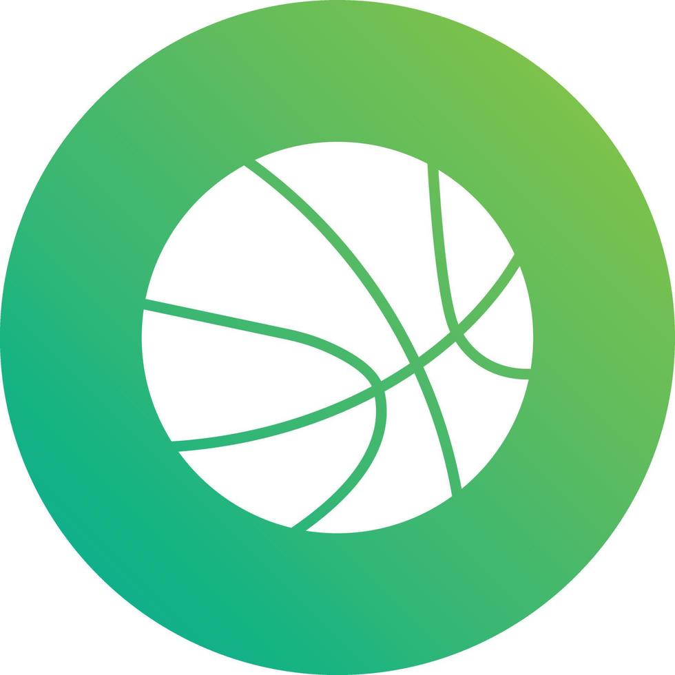 ilustración de diseño de icono de vector de baloncesto