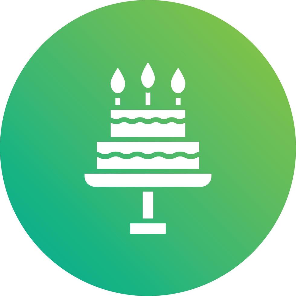 cake Vector Icon Design Illustration