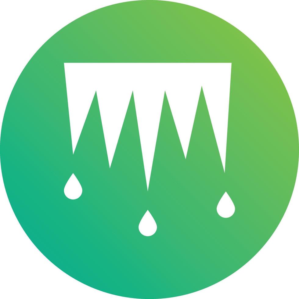 Icicles Vector Icon Design Illustration