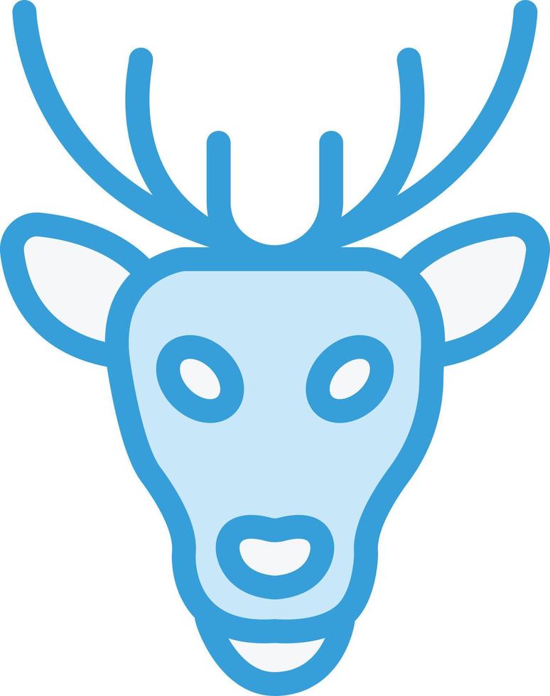 ilustración de diseño de icono de vector de ciervo