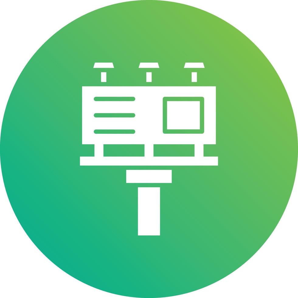 Bill Board Vector Icon Design Illustration