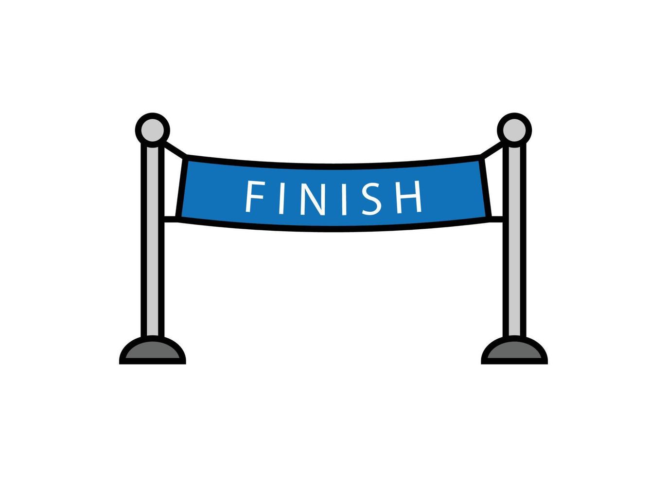 Finish line icon logo design template vector isolated illustration 14067345  Vector Art at Vecteezy