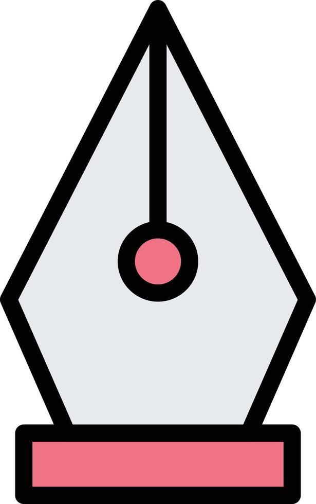 Nib Vector Icon Design Illustration