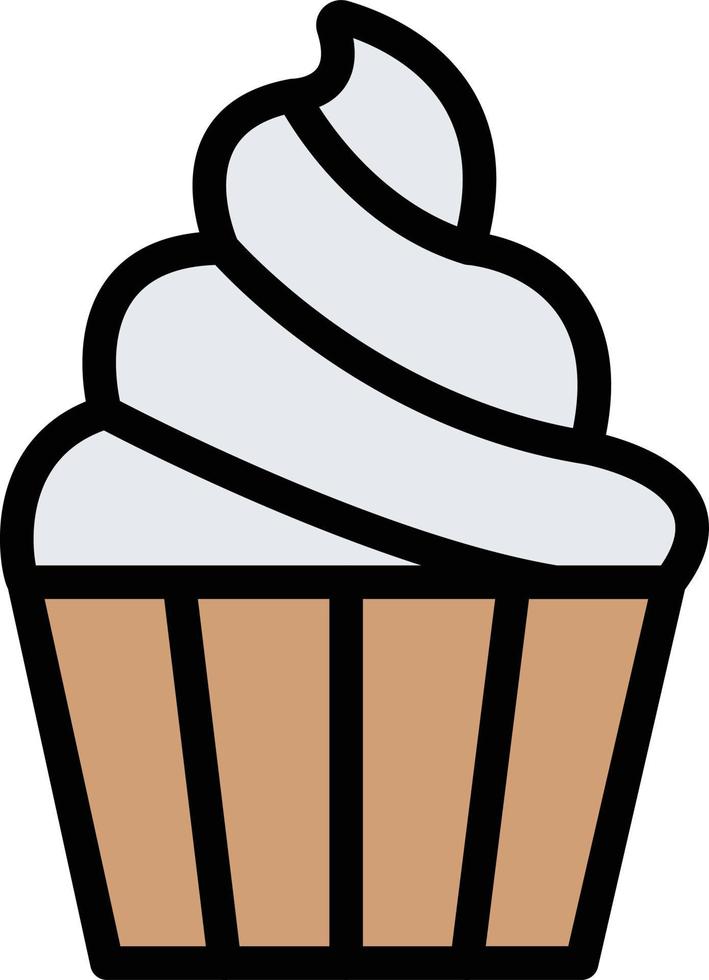 Sweet muffin Vector Icon Design Illustration