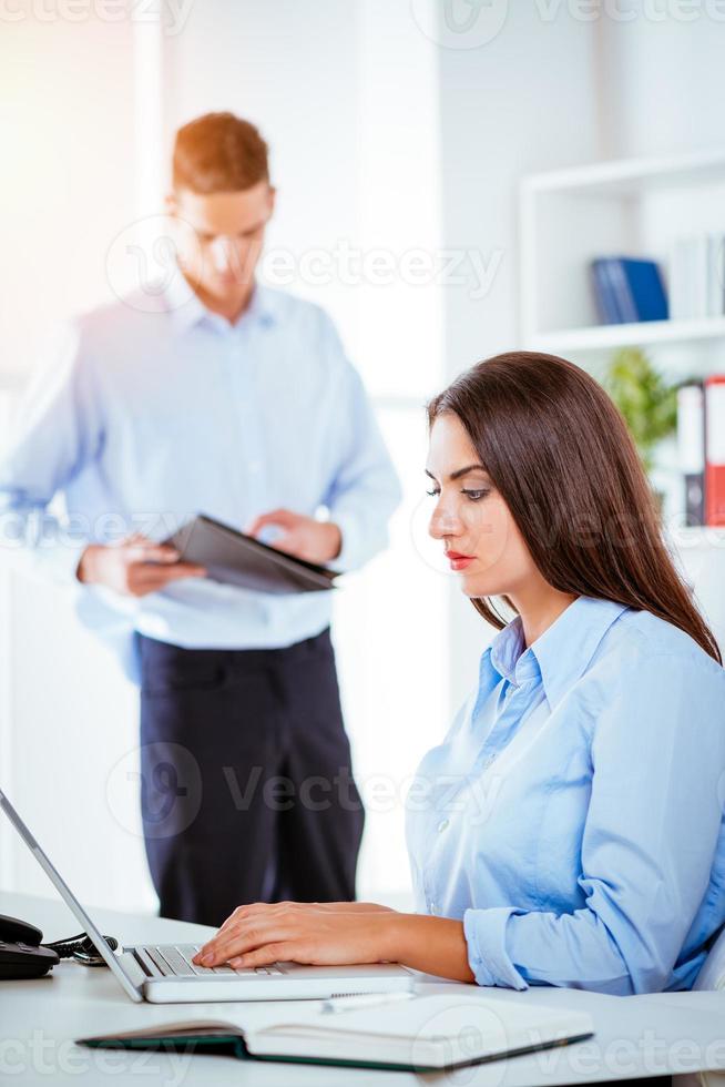 Young Businesswoman view photo