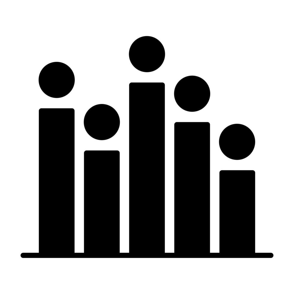 Vector design of bar graph