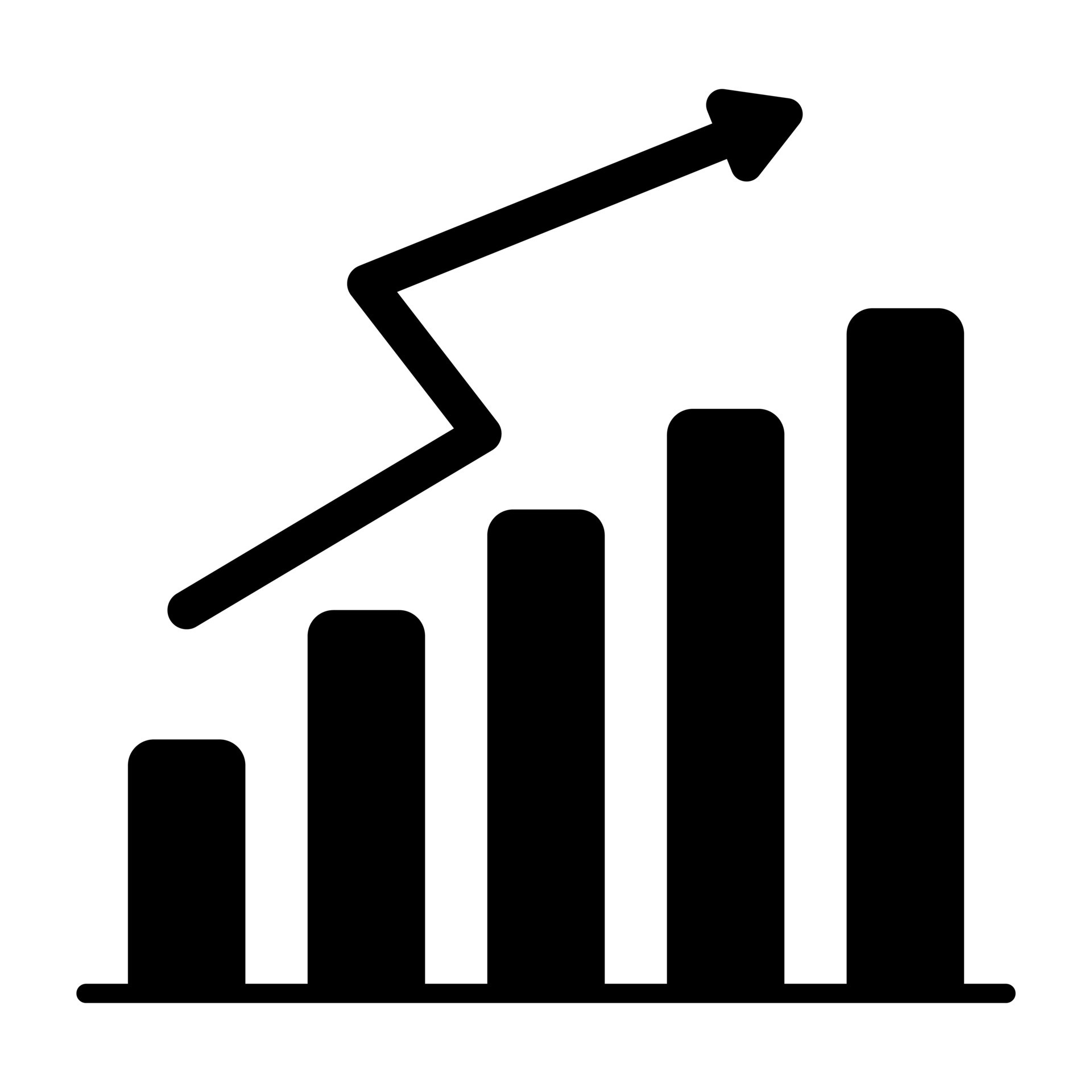 Solid design icon of progress chart 14067614 Vector Art at Vecteezy