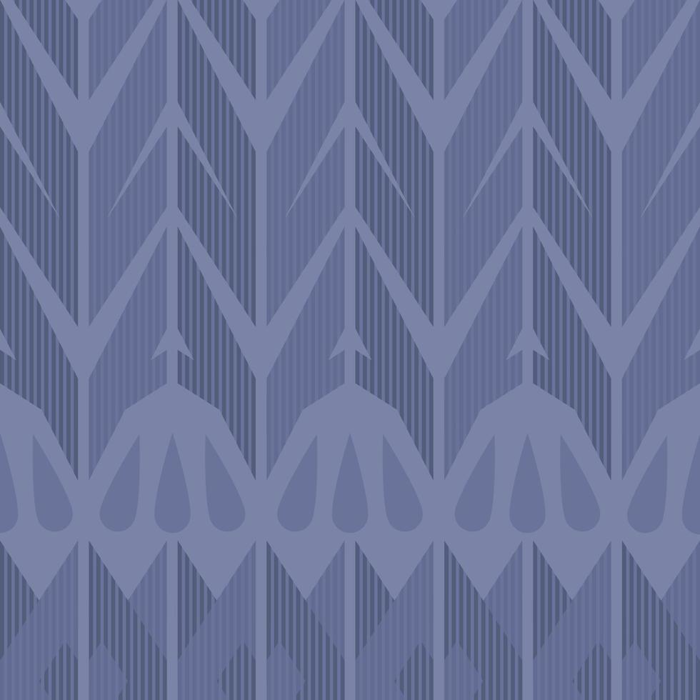 Slate blue chevron seamless pattern. vector