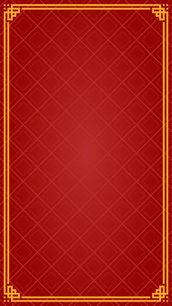 red and gold potrait background vector
