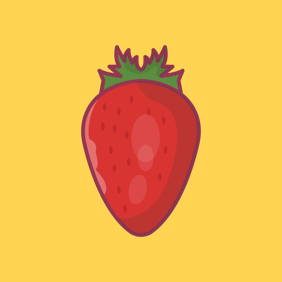 strawberry vector illustration on a background.Premium quality symbols.vector icons for concept and graphic design.