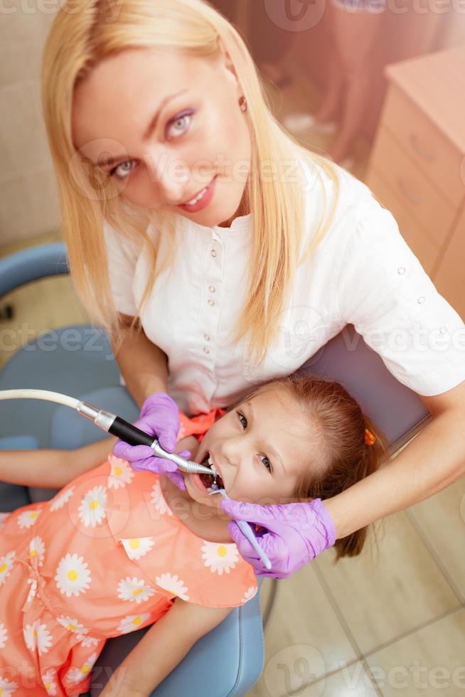 Little Girl At The Dentist photo