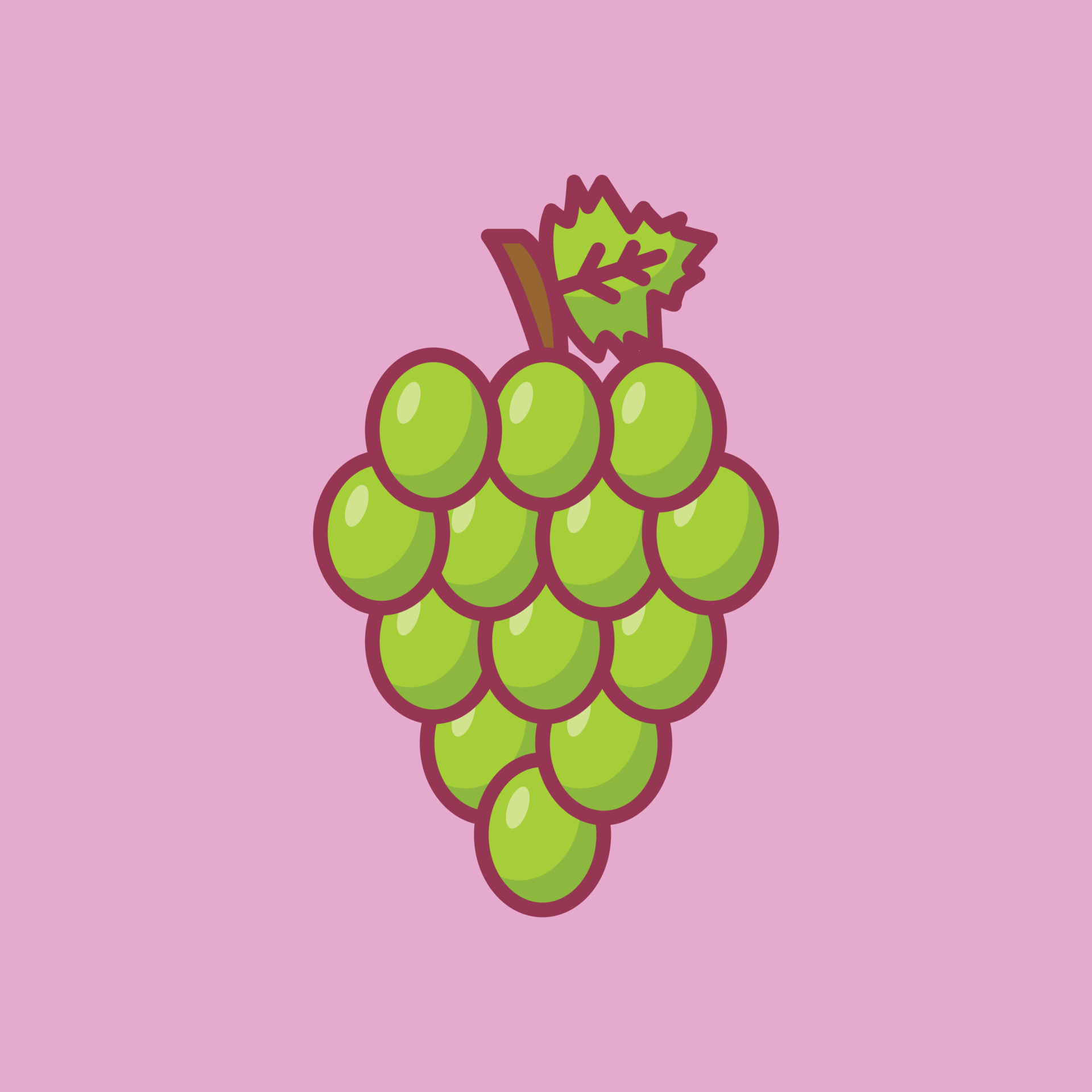 grapes graphic design