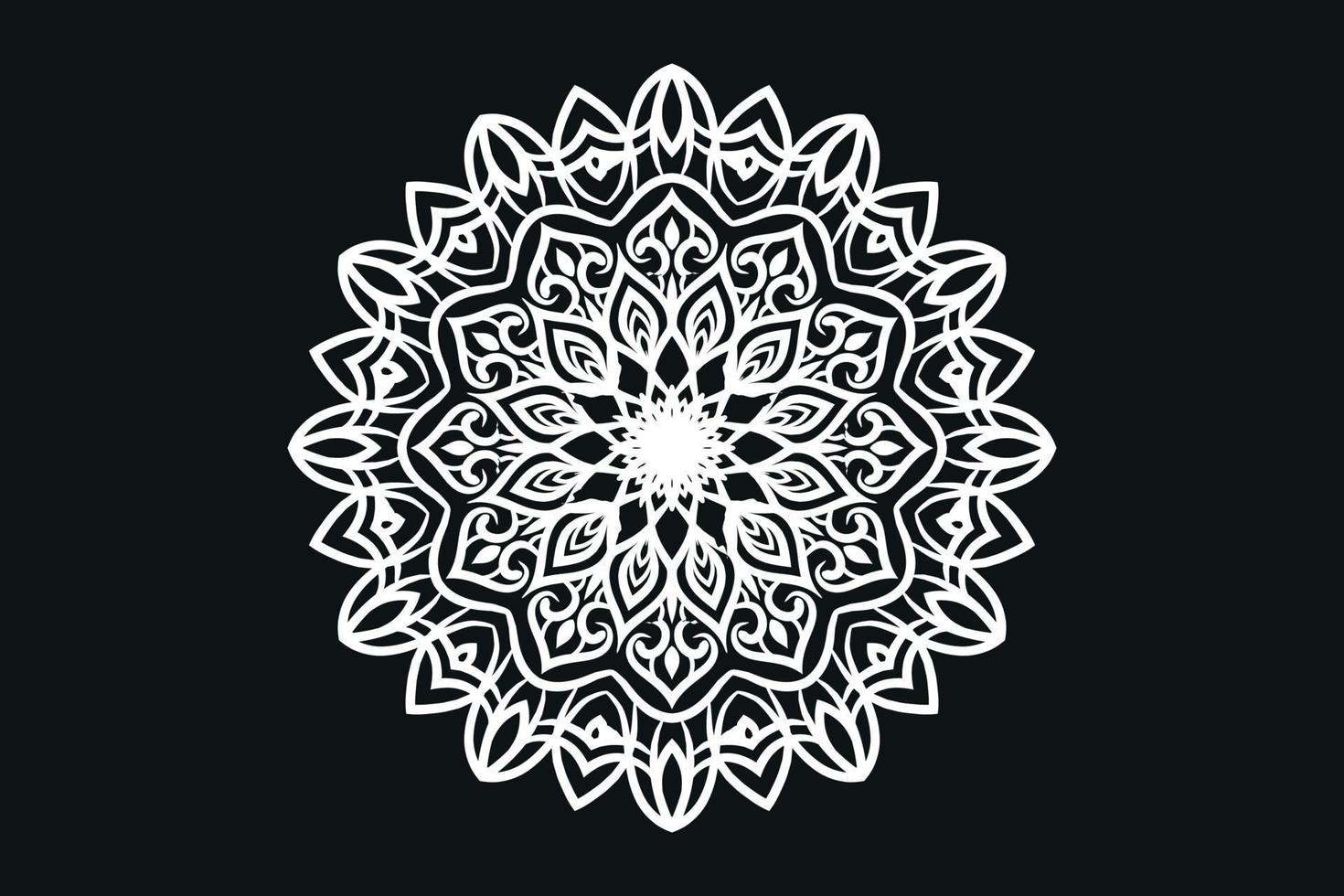 Mandala background Design free vector