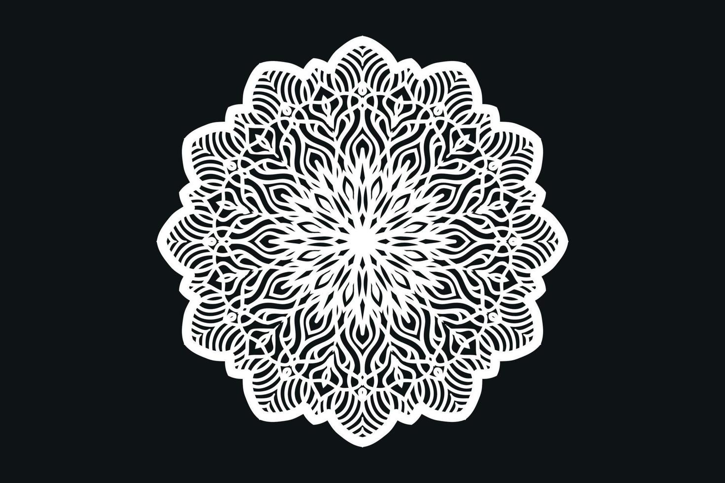 Mandala background Design free vector