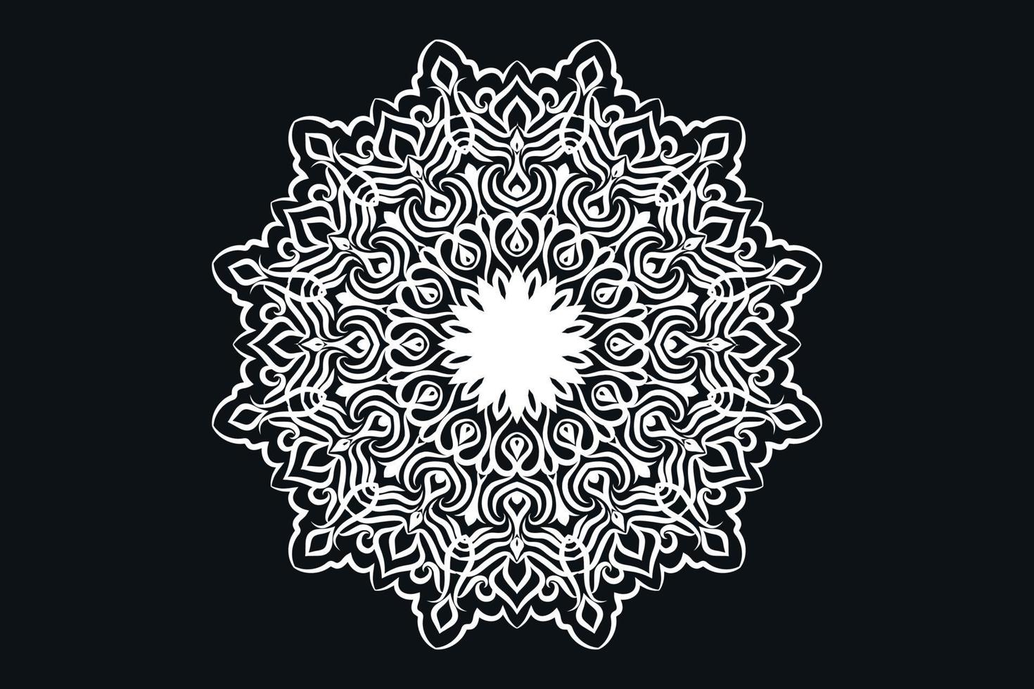 Mandala background Design free vector