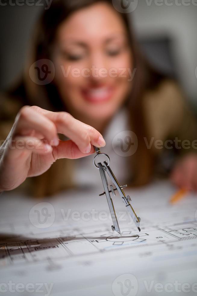 Female Architect view photo