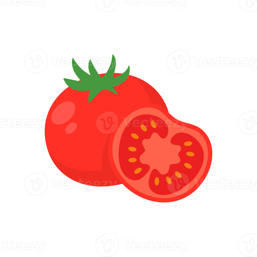 ingrédients rouges vifs de tomates pour une cuisine saine png