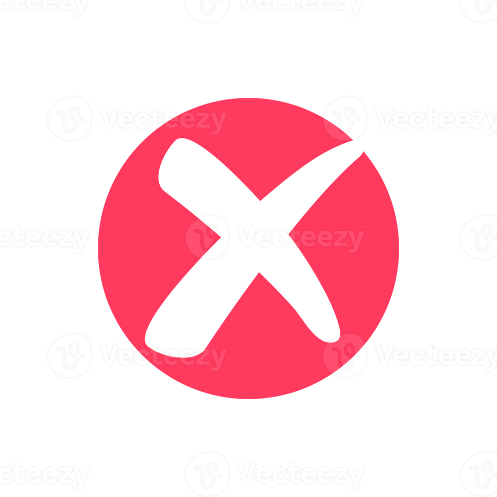 red cross icon for things that should not be done or forbidden png
