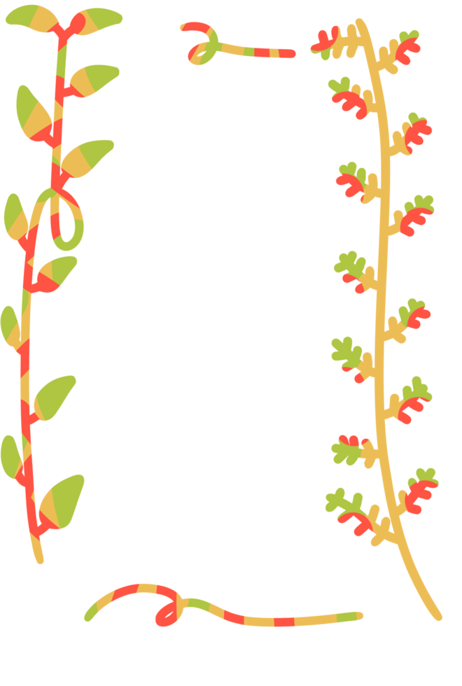 decorative Aesthetic Leaf png