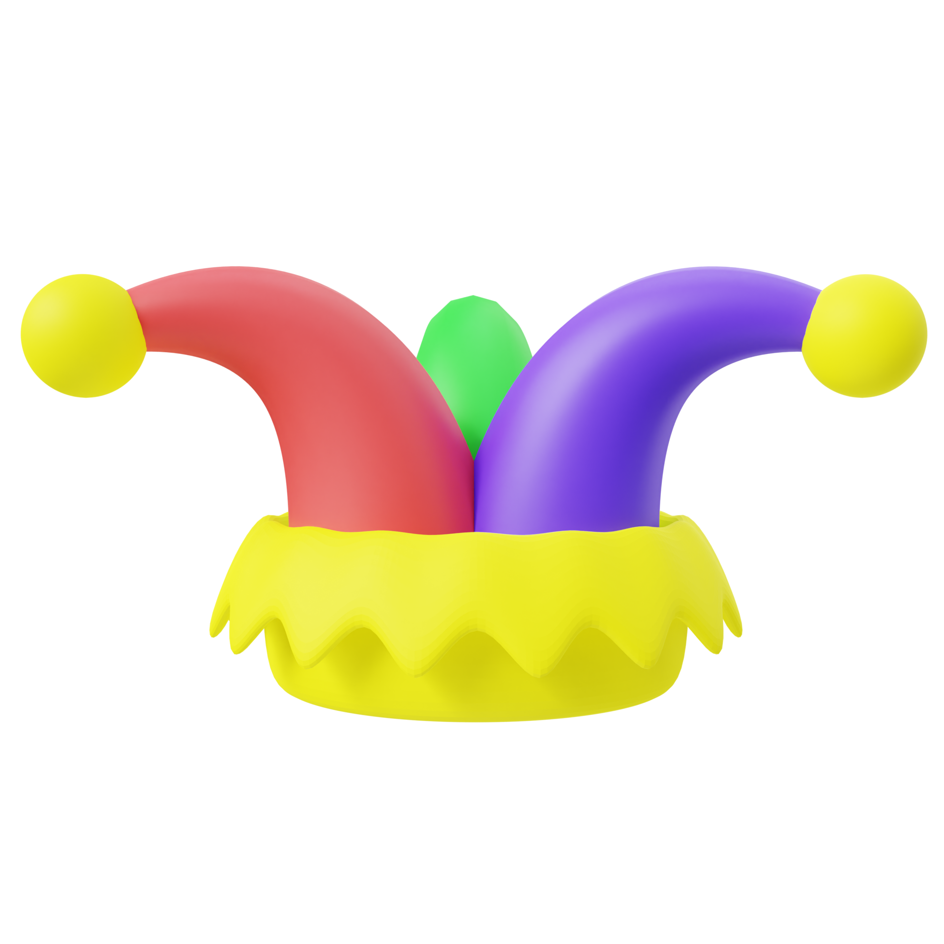 clown hat 3d illustration 14069945 PNG