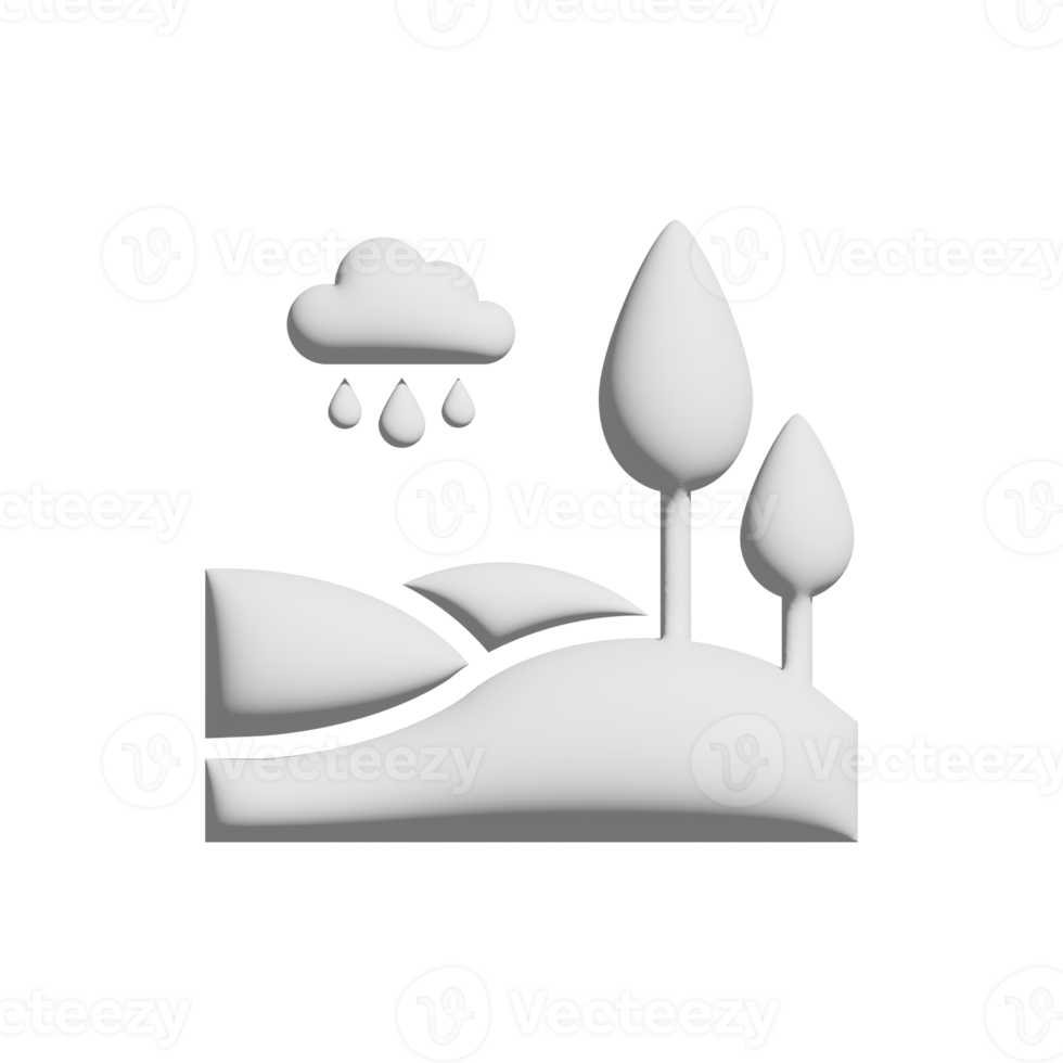 duidelijk en wolk icoon 3d ontwerp voor toepassing en website presentatie png