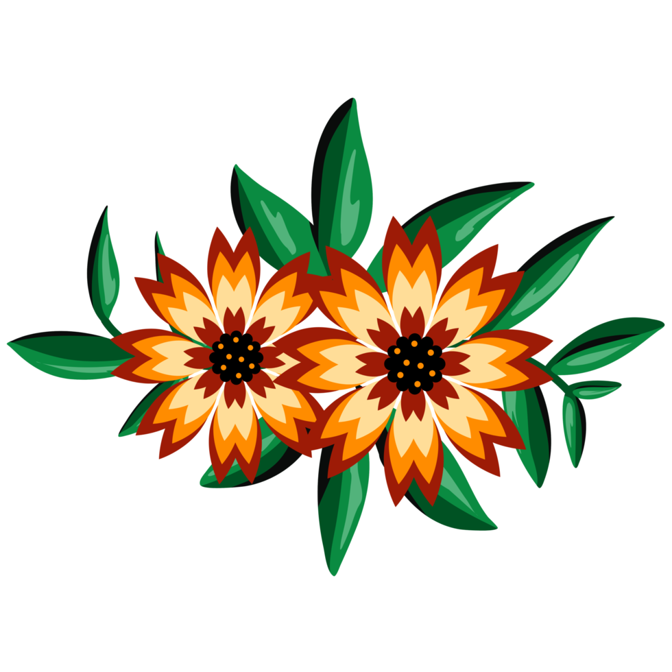 Sunflower Bouquet Illustration png