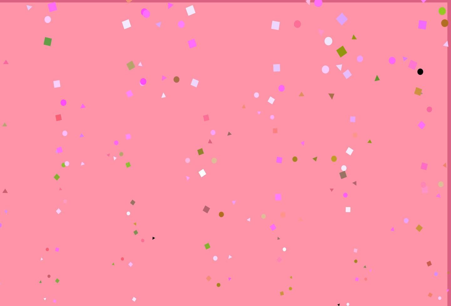 Light Multicolor, Rainbow vector backdrop with lines, circles, rhombus.