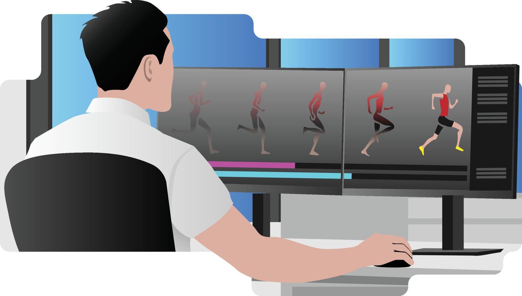 Motion graphic vector design