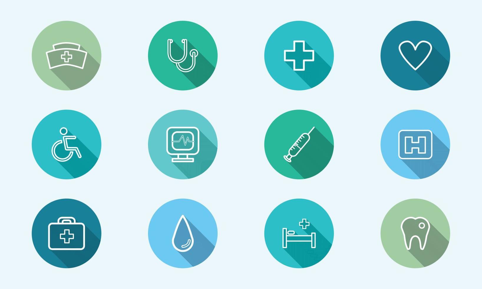 icons design healthcare vector